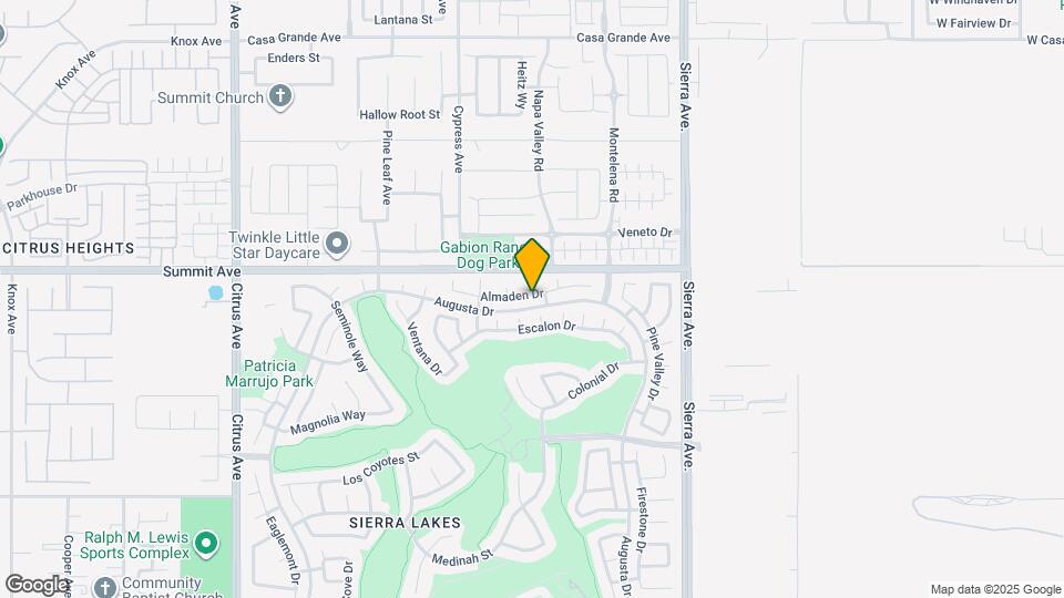 16623 Almaden Dr Map and Location Details