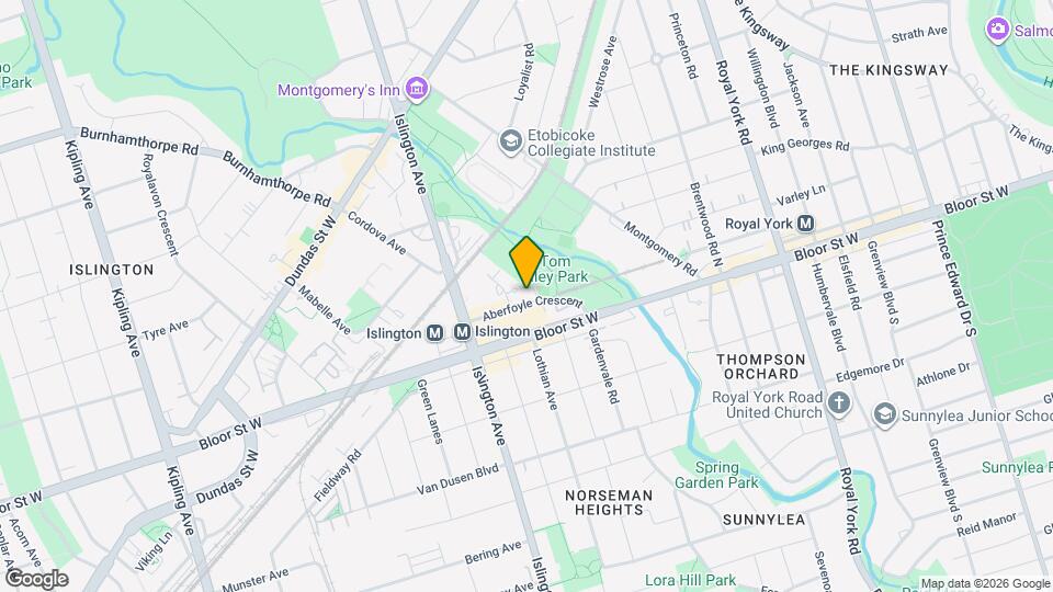 2 Aberfoyle Crescent Map and Location Details