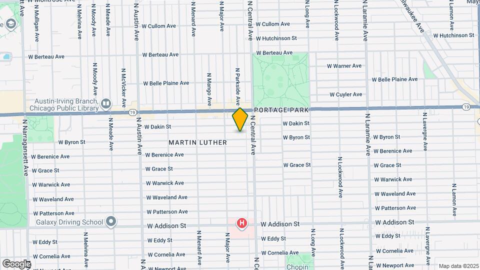 5624 W Byron St Map and Location Details