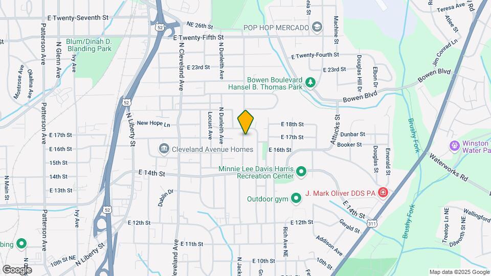 1701 N Jackson Ave Mapa y Detalles de la Ubicación