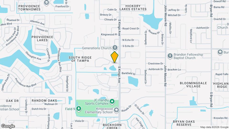 807 Ridge Haven Dr Map and Location Details
