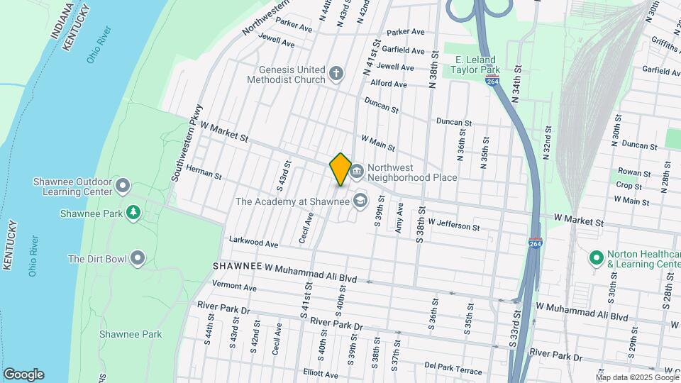 221 S 41st St Map and Location Details