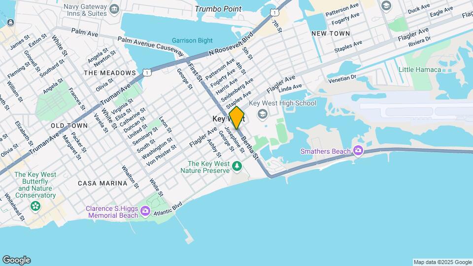 1620 Bertha St Map and Location Details