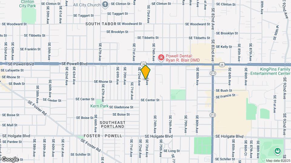 3639 SE 73rd Ave Map and Location Details