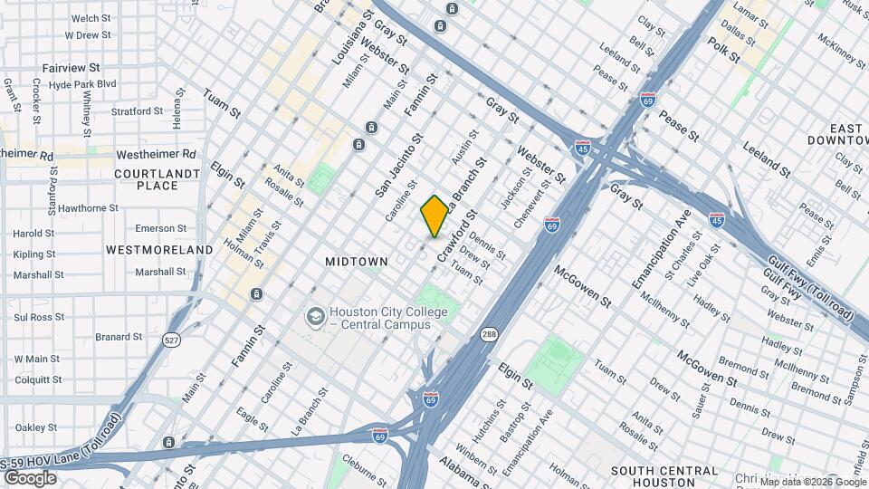 1503 Tuam St Map and Location Details