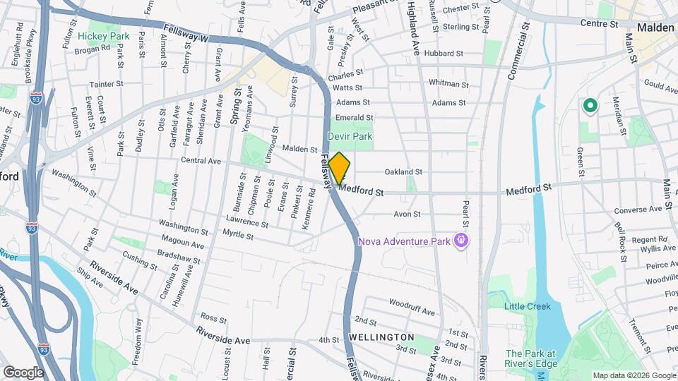 520 Medford St, Unit 2 Map and Location Details