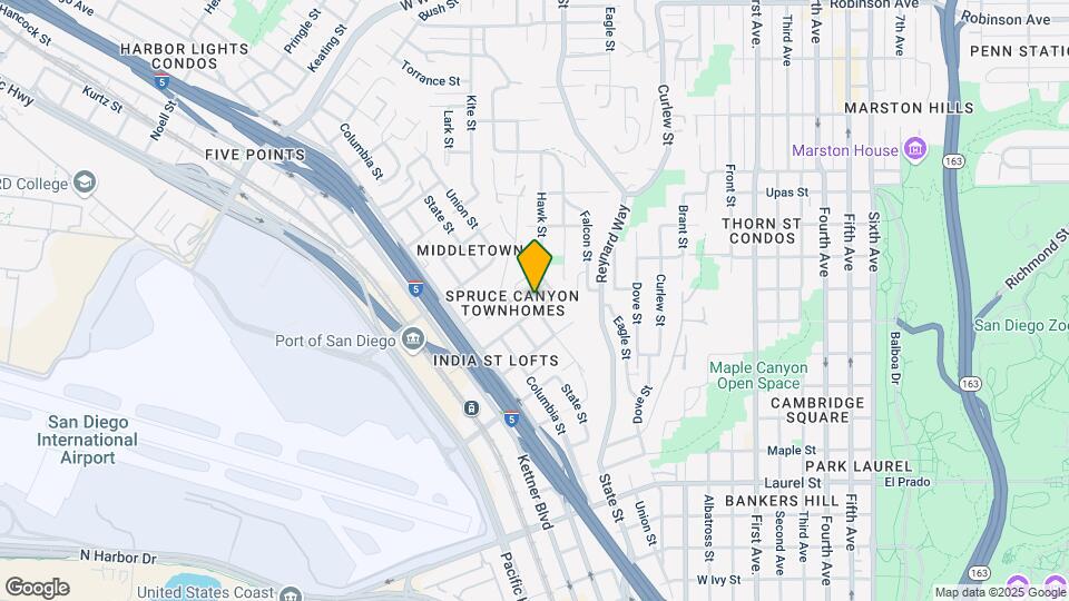1040 W Redwood St Map and Location Details