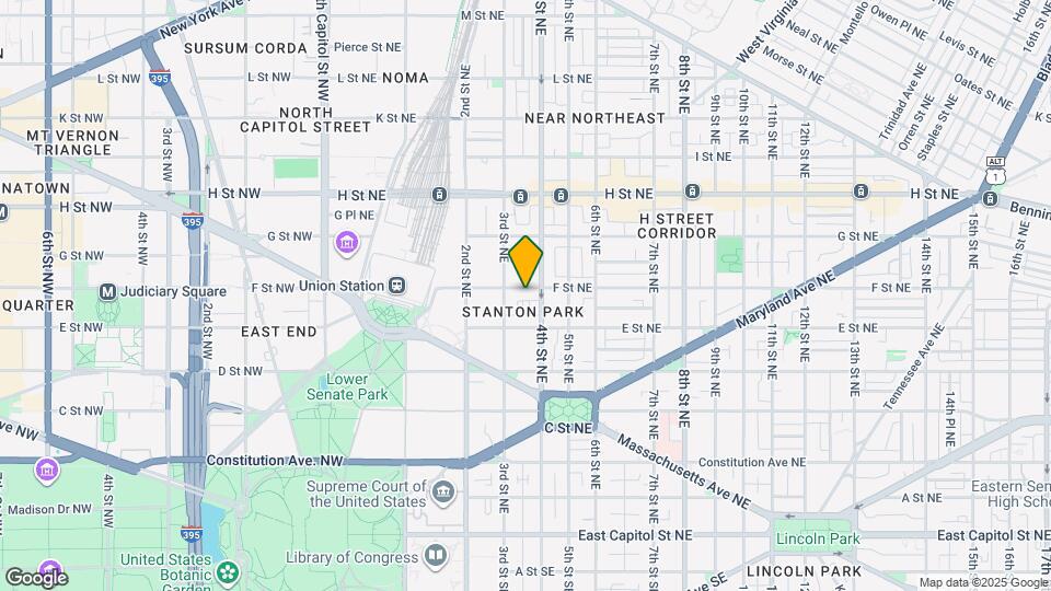 321 F St NE Map and Location Details