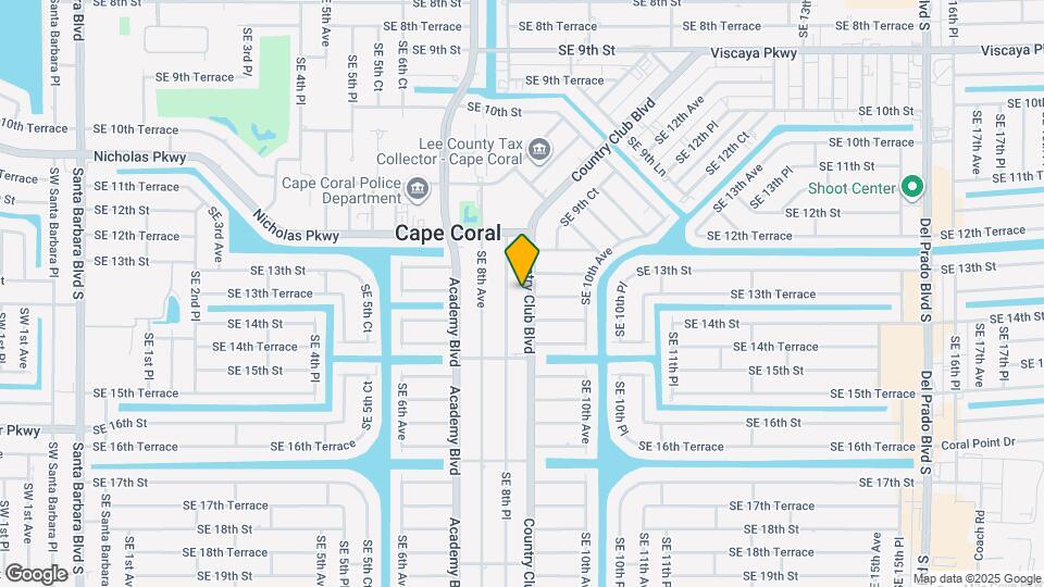 1314-1316 Country Club Blvd Map and Location Details