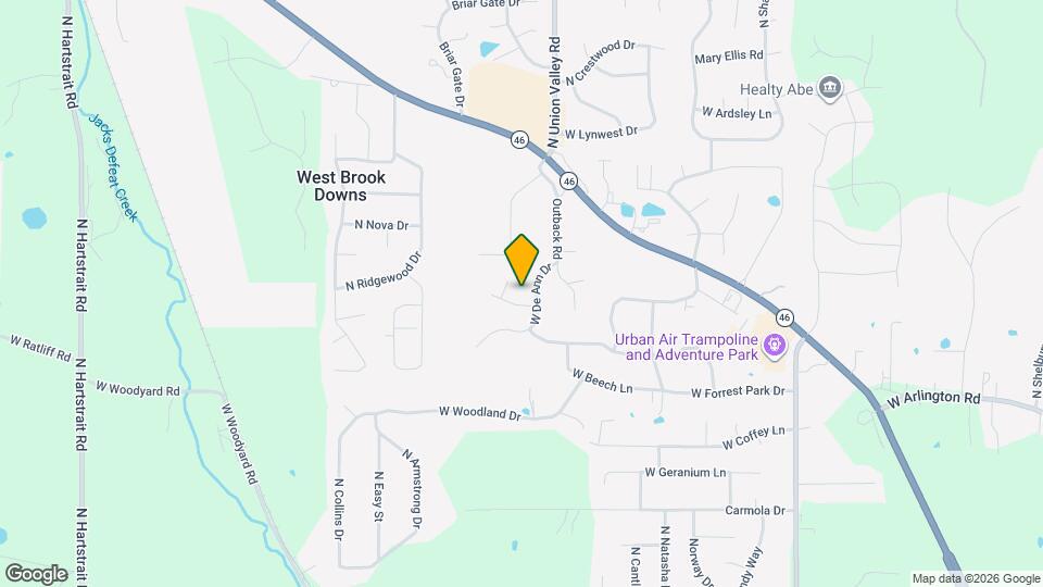 4504 W Michael Ln Map and Location Details