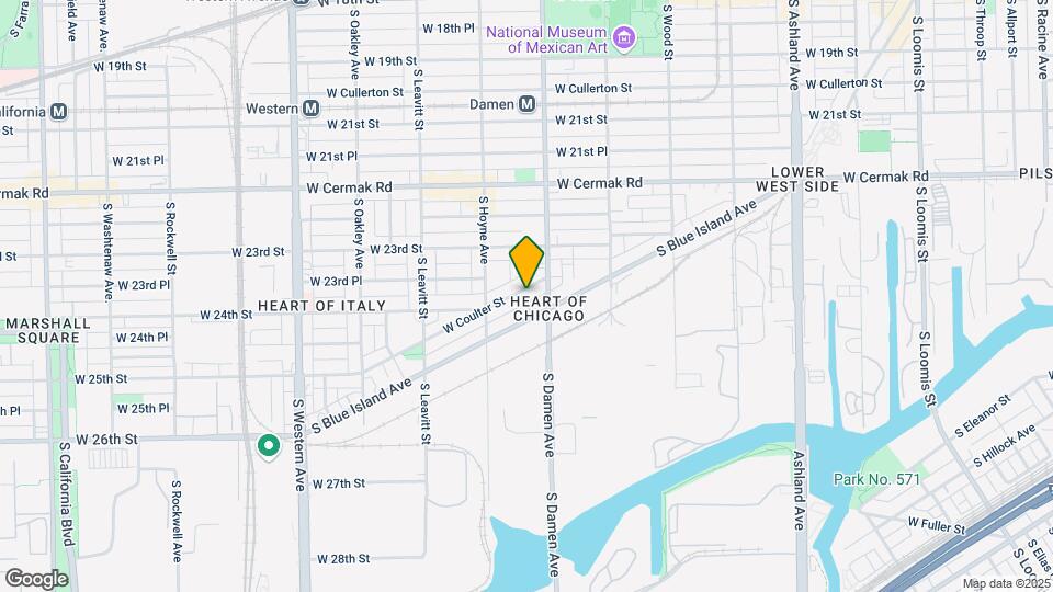 2025 W Coulter St Map and Location Details