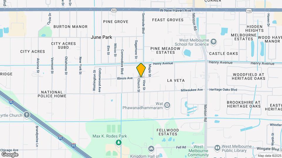 8275 Illinois Ave Map and Location Details