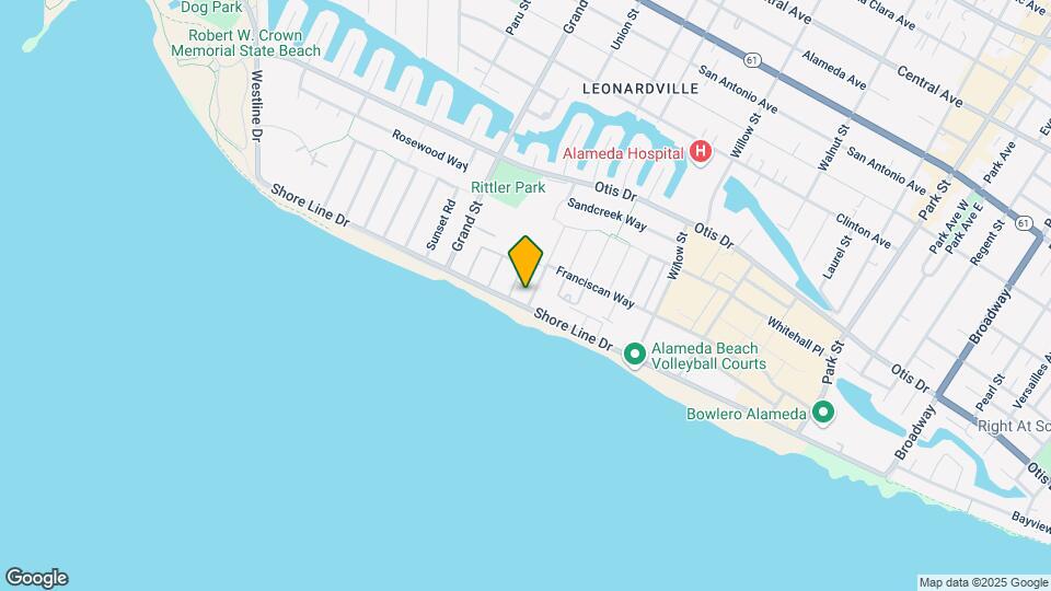 1825 Shoreline Dr Map and Location Details