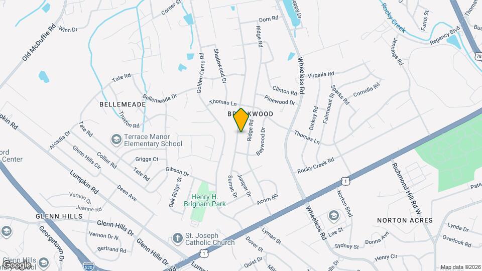 2418 Sumac Dr Map and Location Details