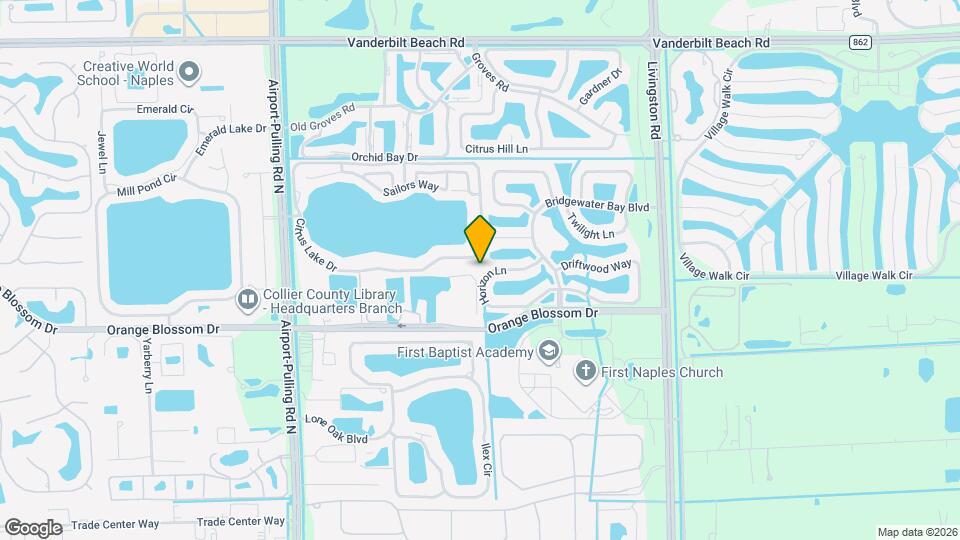 2880 Citrus Lake Dr Map and Location Details