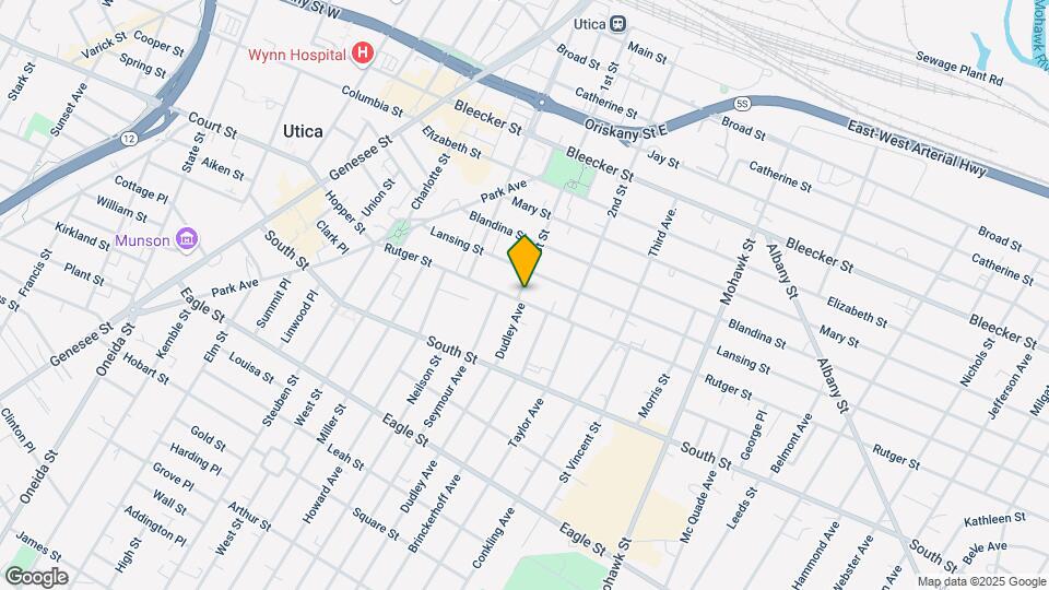 401 Rutger St Map and Location Details