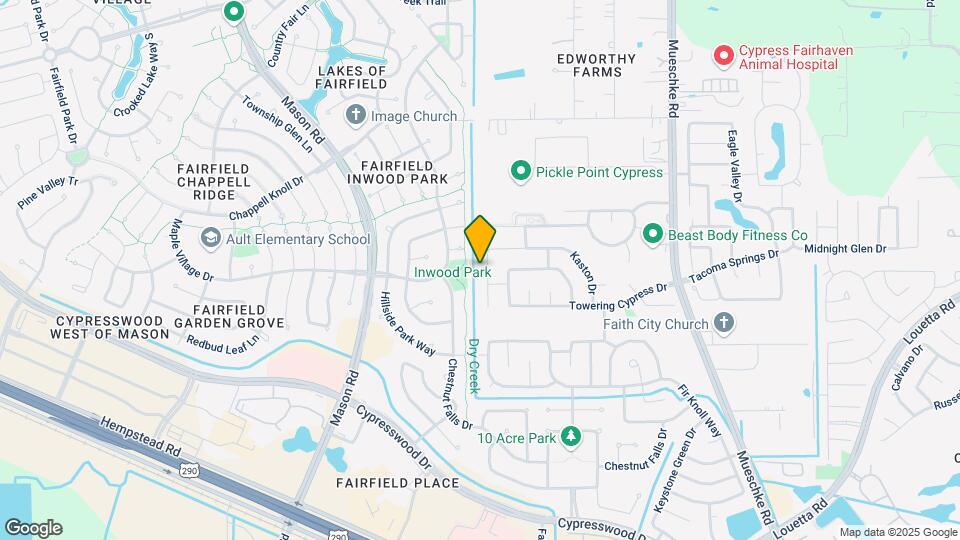 15415 Pattington Cypress Dr Map and Location Details