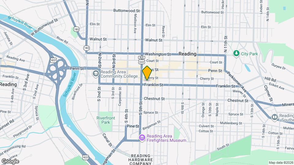 521 Franklin St Map and Location Details