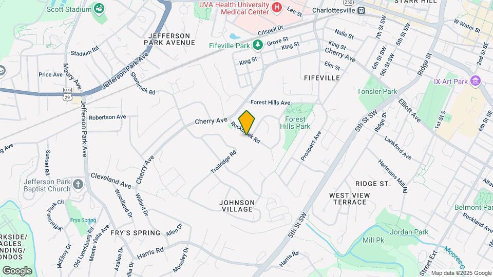 616 Rockcreek Rd Mapa y Detalles de la Ubicación