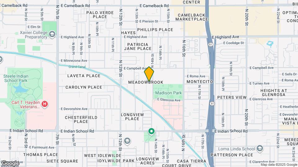 4403 N 13th Pl Map and Location Details