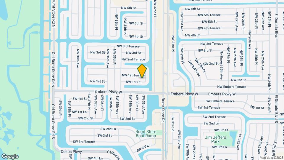 3307 NW 1st St Map and Location Details