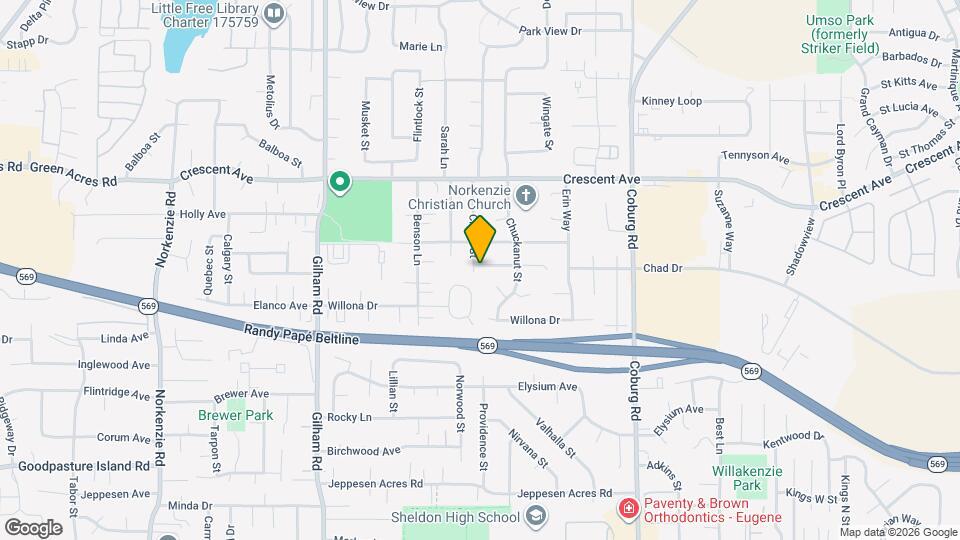 2410 Lily Ave Map and Location Details