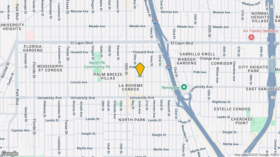 4018-4024 Illinois St Map and Location Details
