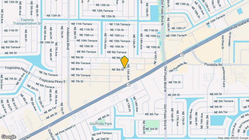 1264 SE 8th St Map and Location Details