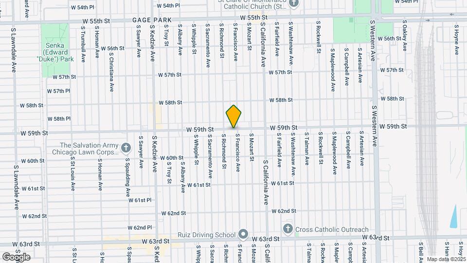 2907 W 59th St Map and Location Details