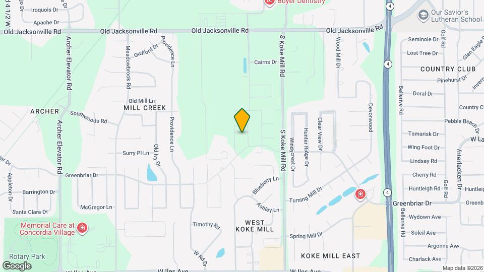 1701 Blenheim Dr Map and Location Details
