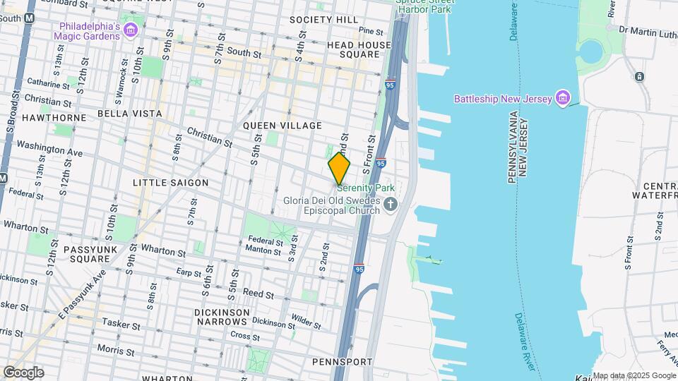 911 S 2nd St-Unit -1st Floor Map and Location Details