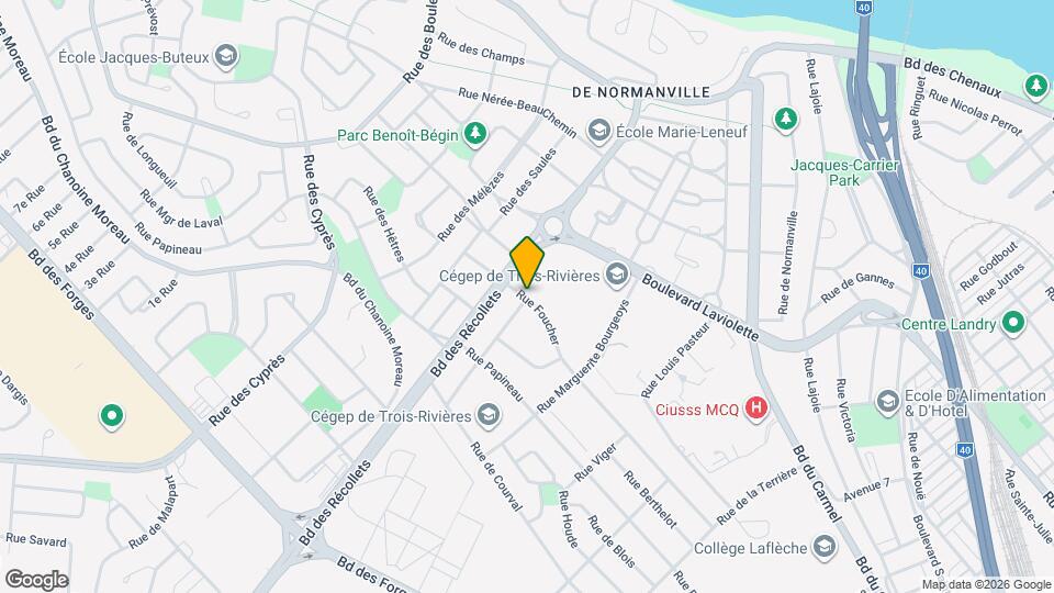 3550 Foucher Rue Map and Location Details