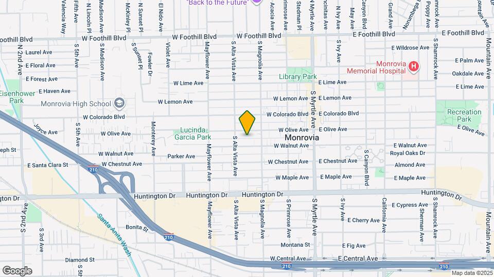 329 W Walnut Ave Map and Location Details