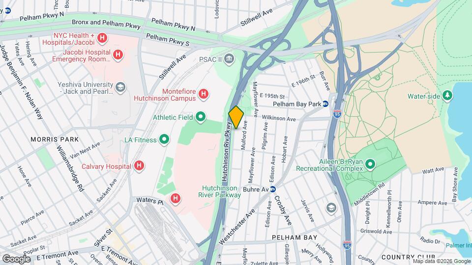 Hutchinson Parkway Apartments Map and Location Details