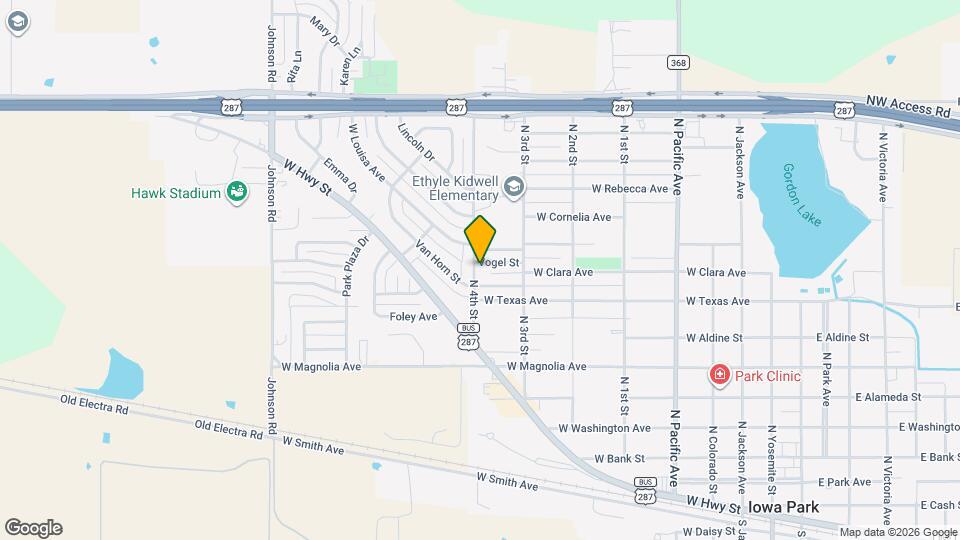 817 Vogel St Map and Location Details