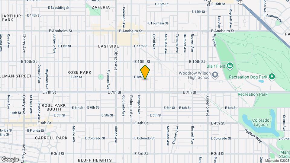 765 Loma Ave Map and Location Details