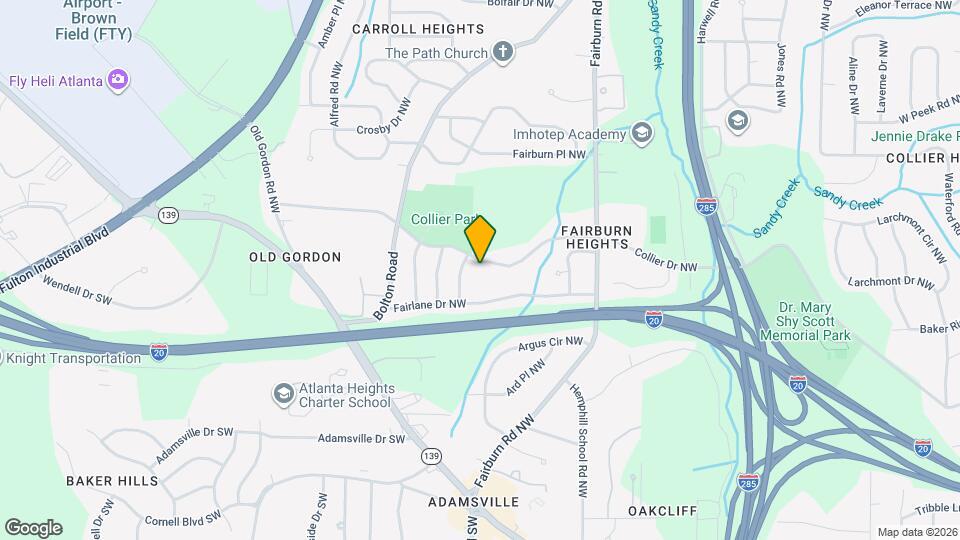 3590 Collier Dr NW, Unit Studio 0506 Map and Location Details