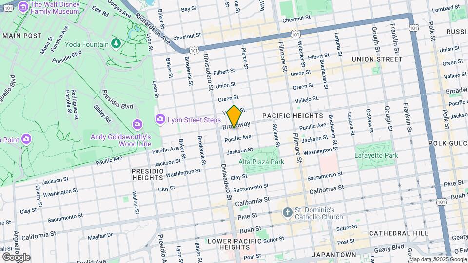 2515 Scott St Map and Location Details