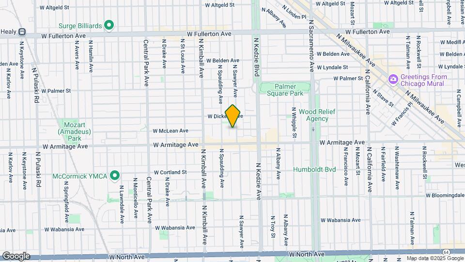2028 N Sawyer Ave, Unit G Mapa y Detalles de la Ubicación
