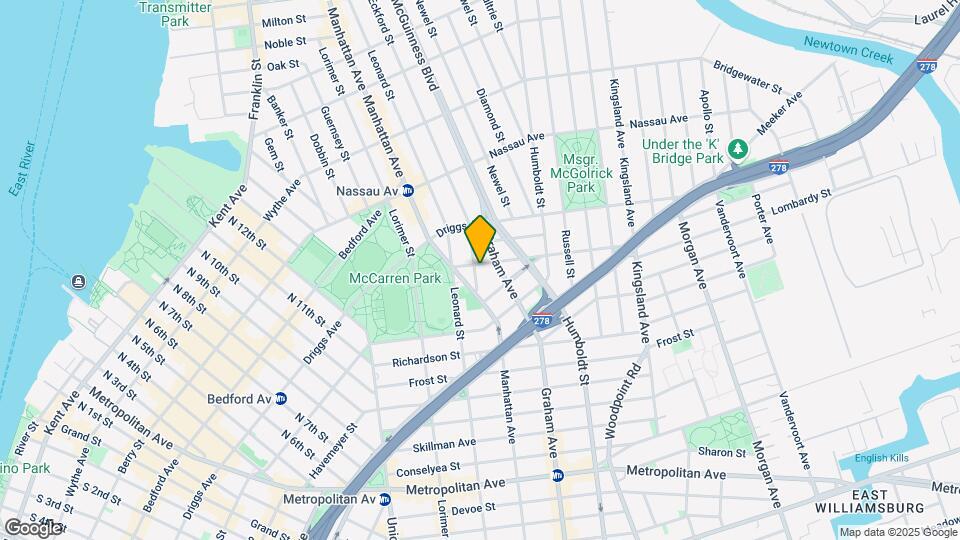 36 Eckford St Mapa y Detalles de la Ubicación
