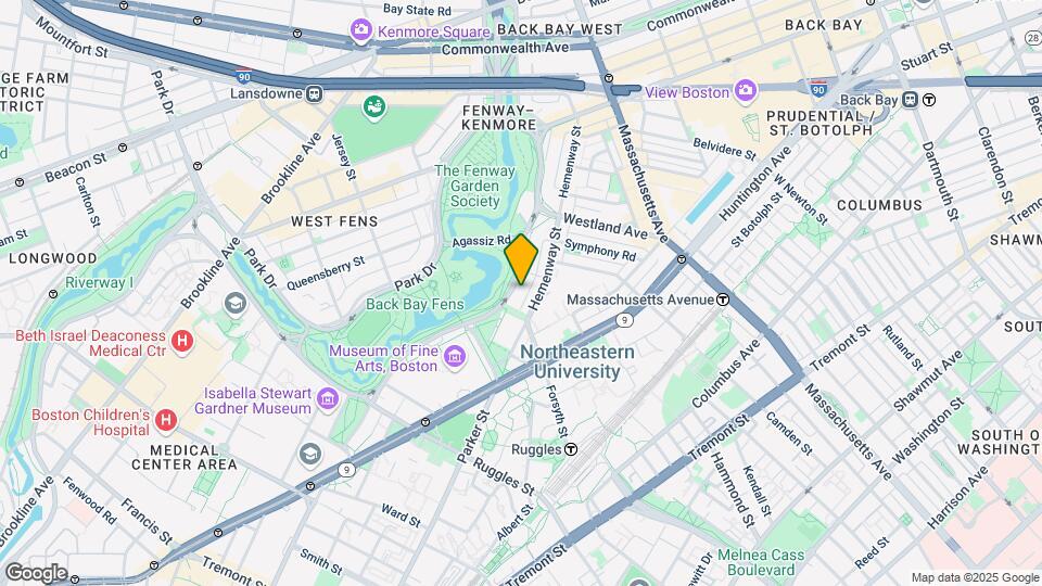 102 Fenway, Unit 4 Map and Location Details