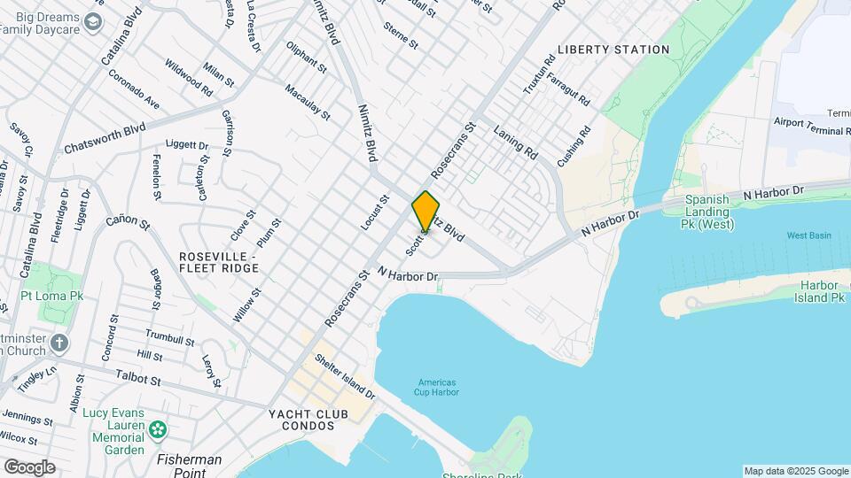 1617 Scott St Mapa y Detalles de la Ubicación