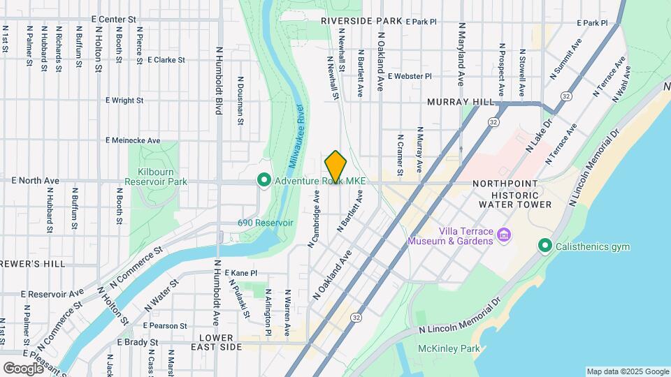 1537 E North Ave Map and Location Details