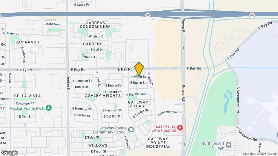 4497 E Willet St Mapa y Detalles de la Ubicación