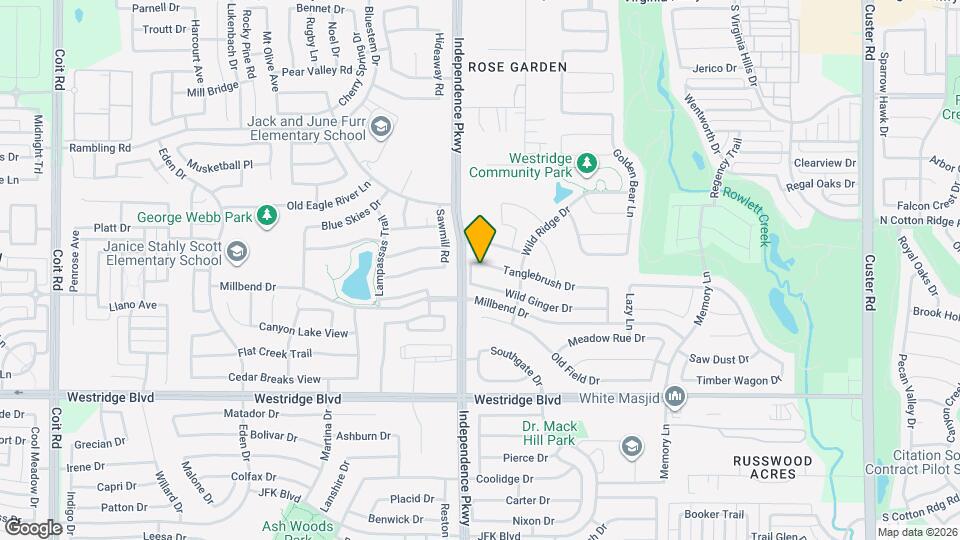 9937 Tanglebrush Dr Map and Location Details