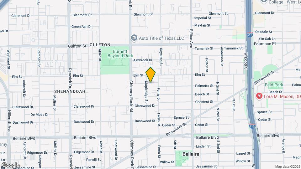 5311 Palmetto St Map and Location Details