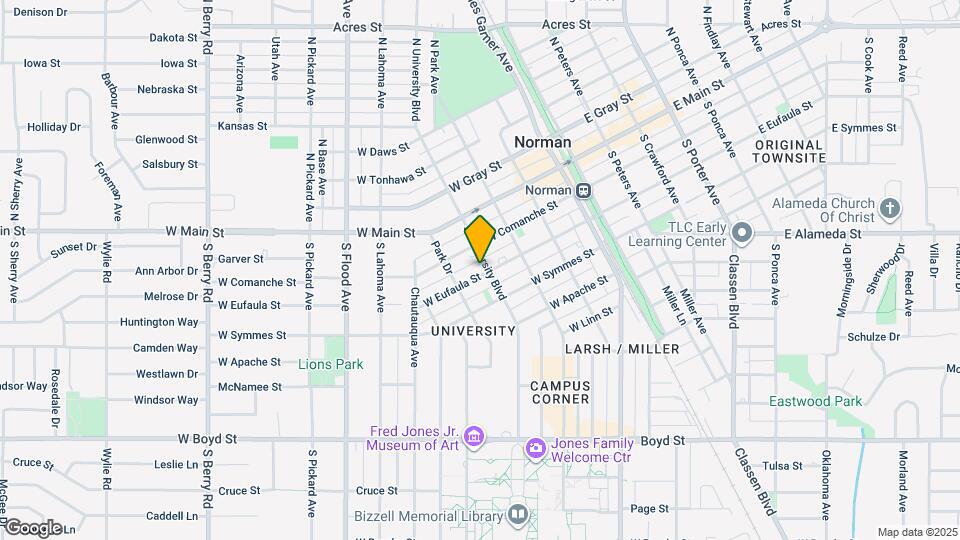 222 S University Blvd Map and Location Details