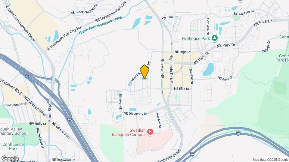 Westridge Townhomes - North Map and Location Details