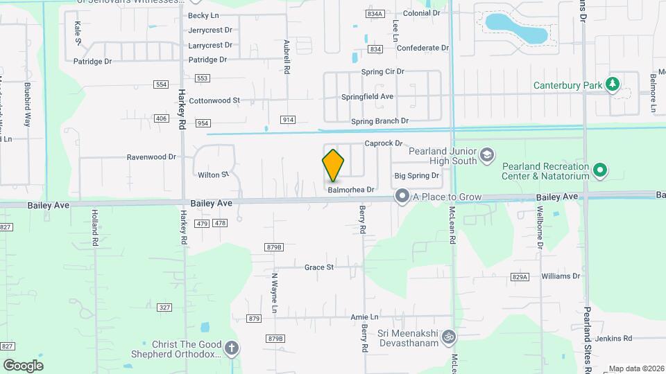 5409 Balmorhea Dr Map and Location Details