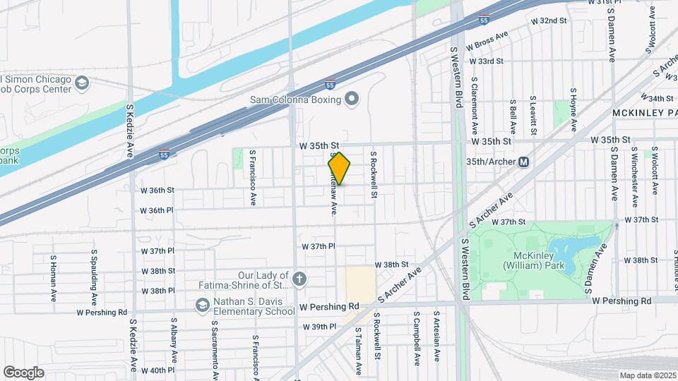 3605 S Washtenaw Ave, Unit 2 Mapa y Detalles de la Ubicación